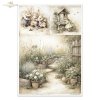 Mouse World - Spring Days - myszki, sielanka, akwarela, retro, las, natura* Mouse World - Spring Days - mice, idyll, watercolour, retro, forest, nature
